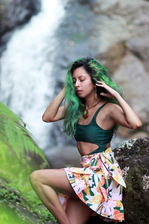 Puerto Rico Photographer. Albert Ray Photo. Rainforest Photoshoot. Female Portraits. Book Now. Waterfall Photoshoot. El Yunque. Photography