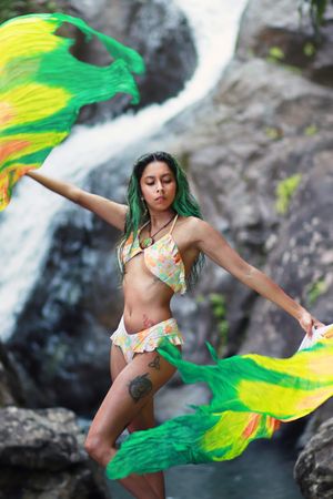 Puerto Rico Photographer. Albert Ray Photo. Rainforest Photoshoot. Female Portraits. Book Now. Waterfall Photoshoot. El Yunque. Photography