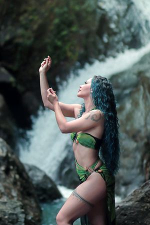 Puerto Rico Photographer. Albert Ray Photo. Rainforest Photoshoot. Female Portraits. Book Now. Waterfall Photoshoot. El Yunque. Photography