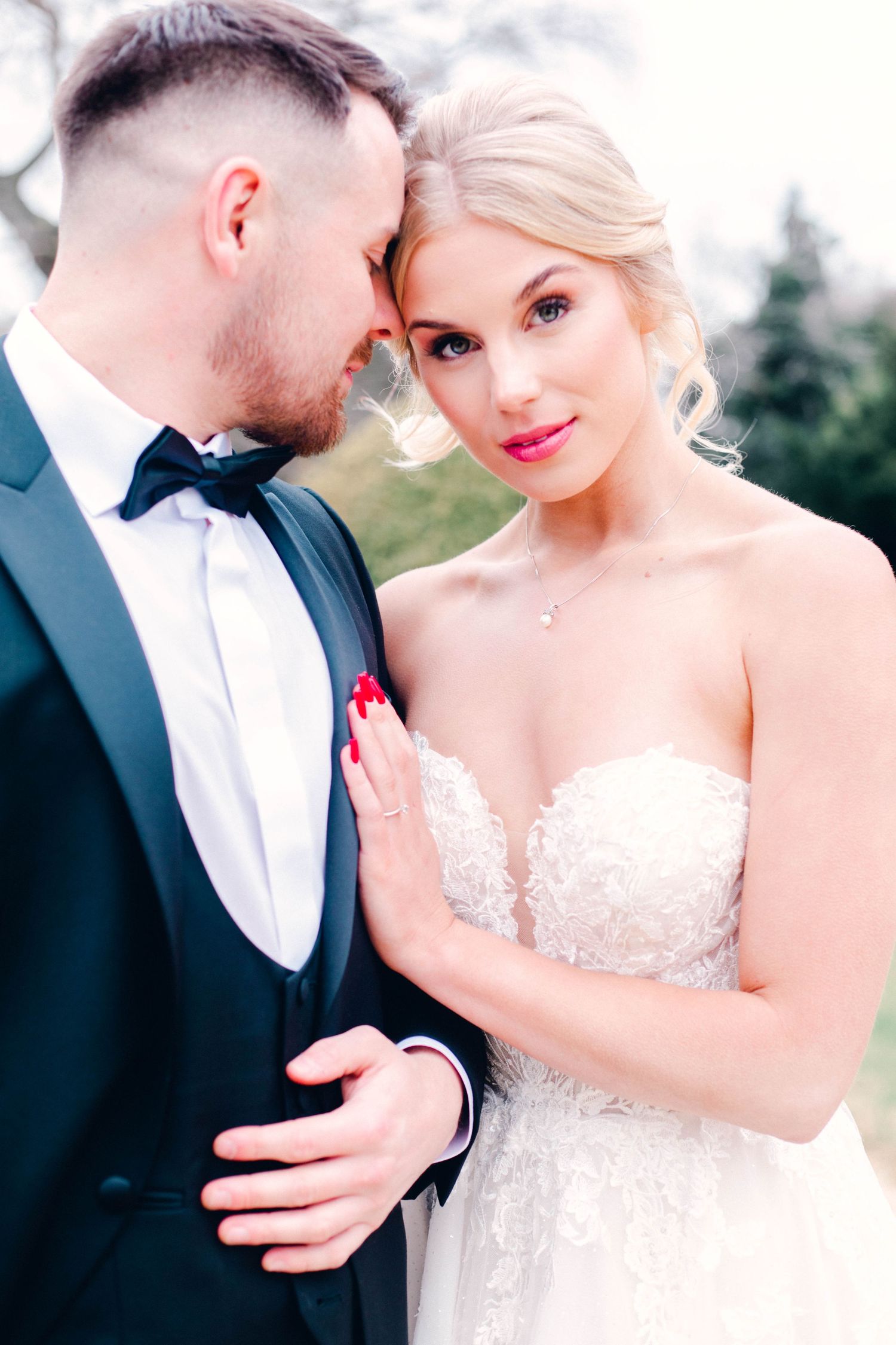 Under the veil portrait fine art wedding photographer manor by the lake County Wedding magazine cover Cotswold