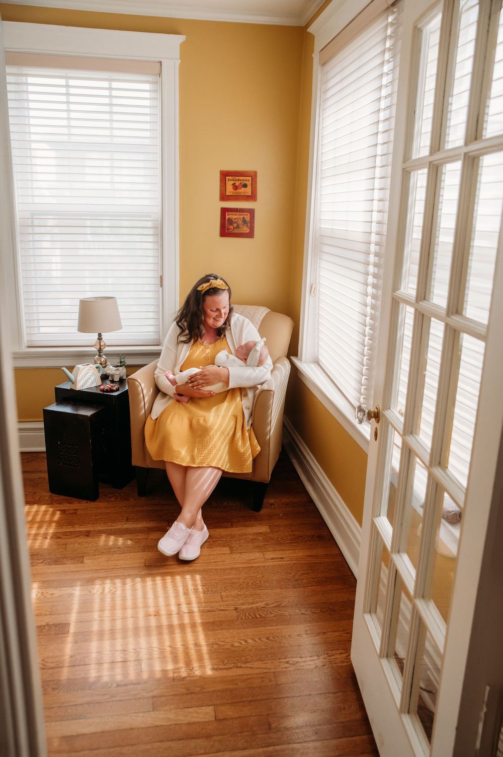 Ashley Dawn Photography St. Louis Family and Newborn Photographer St. Charles, MO baby photos in home