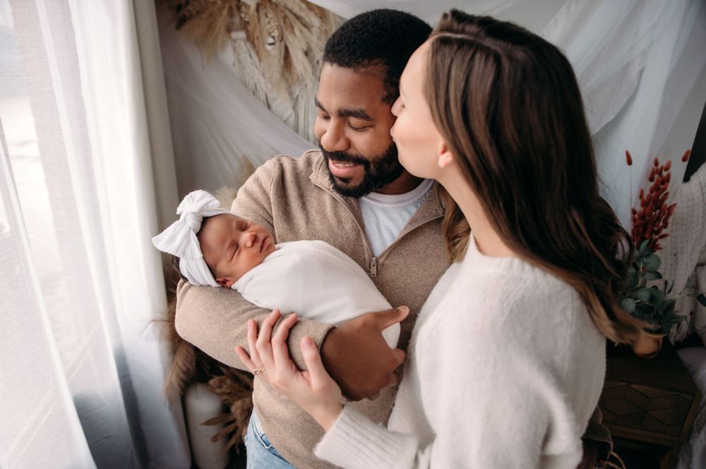 Ashley Dawn Photography St. Louis Family and Newborn Photographer St. Charles, MO baby photos in home