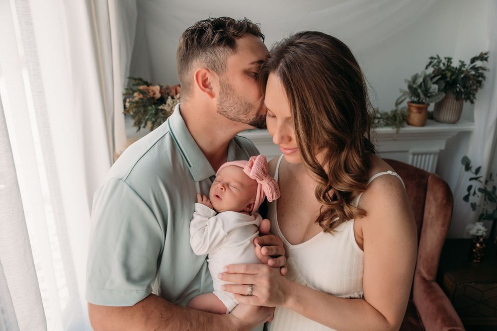 Ashley Dawn Photography St. Louis Family and Newborn Photographer St. Charles, MO baby photos in home