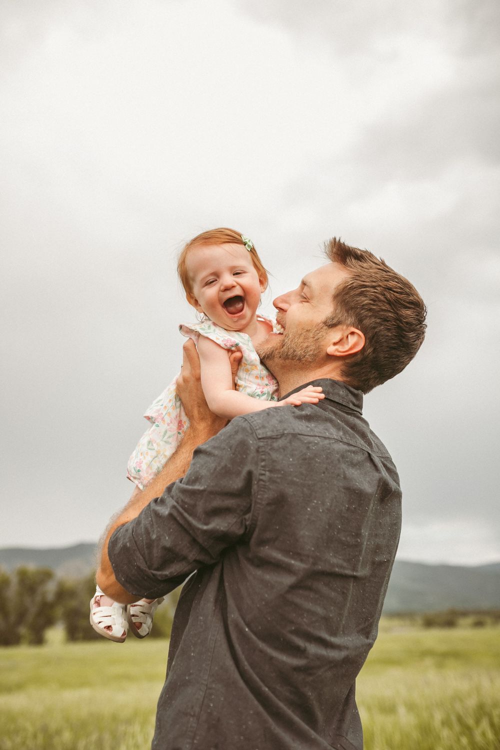 Fatherhood photo by Kristy Baker Photography, a local Steamboat Springs, Colorado photographer.