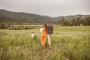 Family photo by Kristy Baker Photography, a local Steamboat Springs, Colorado photographer.