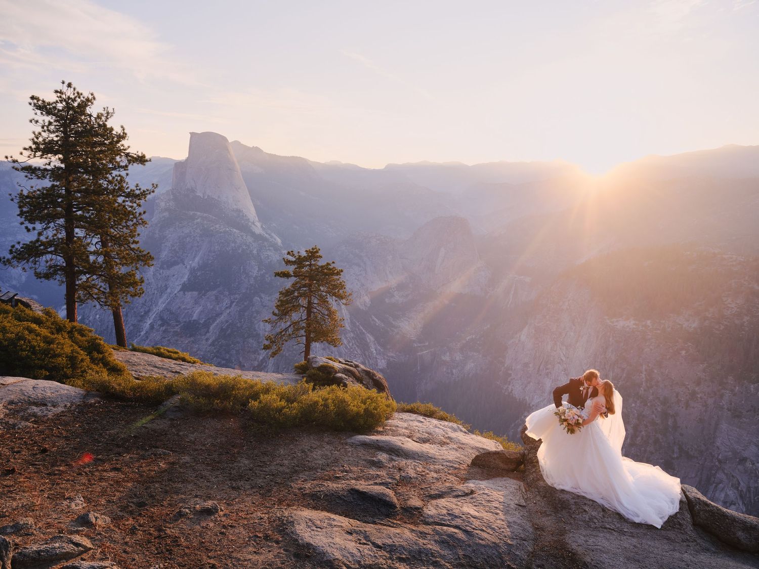 Backcountry Elopement at Cathedral Lakes in Yosemite