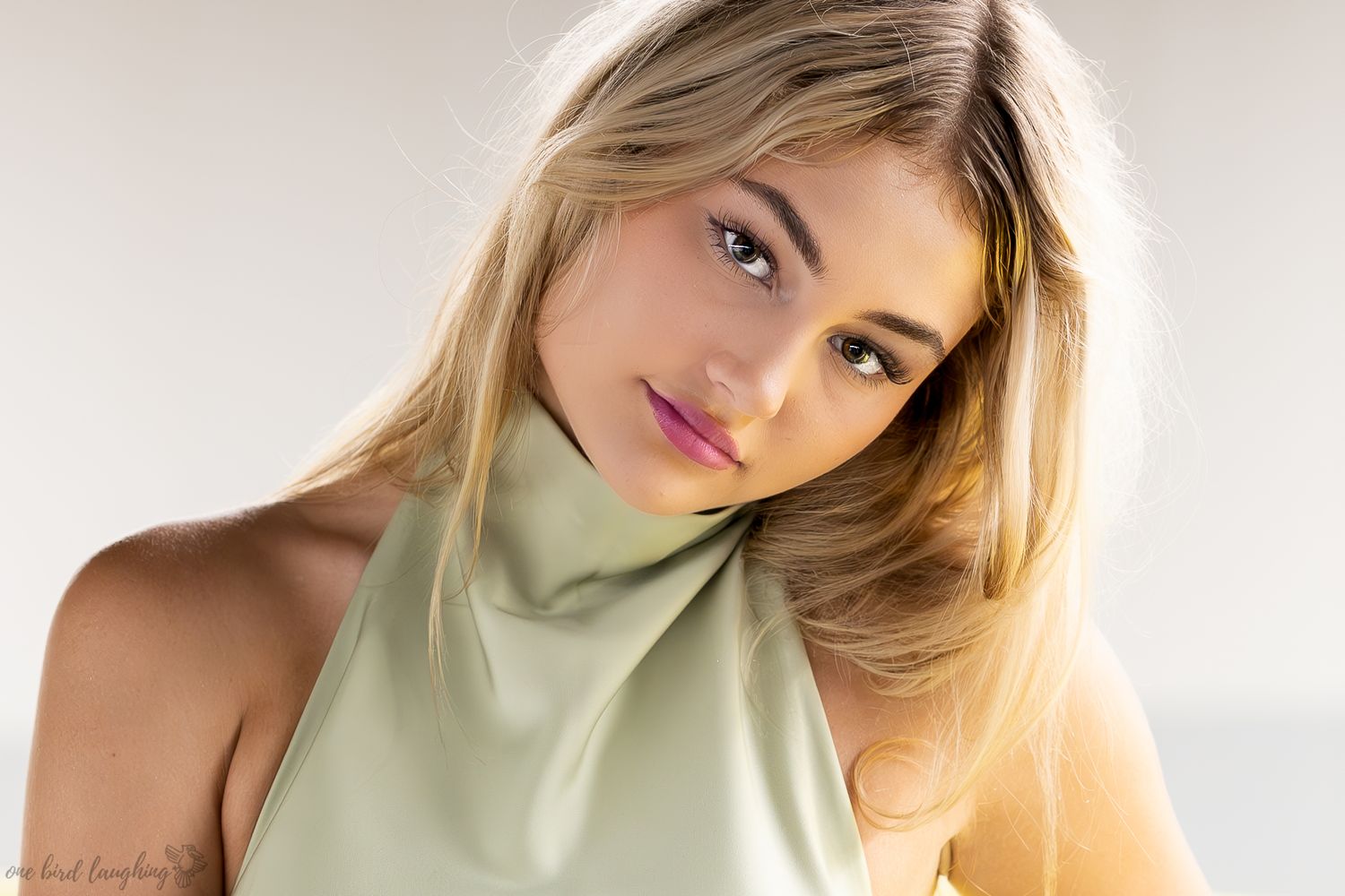 Female street and fashion headshot photo shoot taken at Brisbane Queensland by One Bird Laughing portrait photography