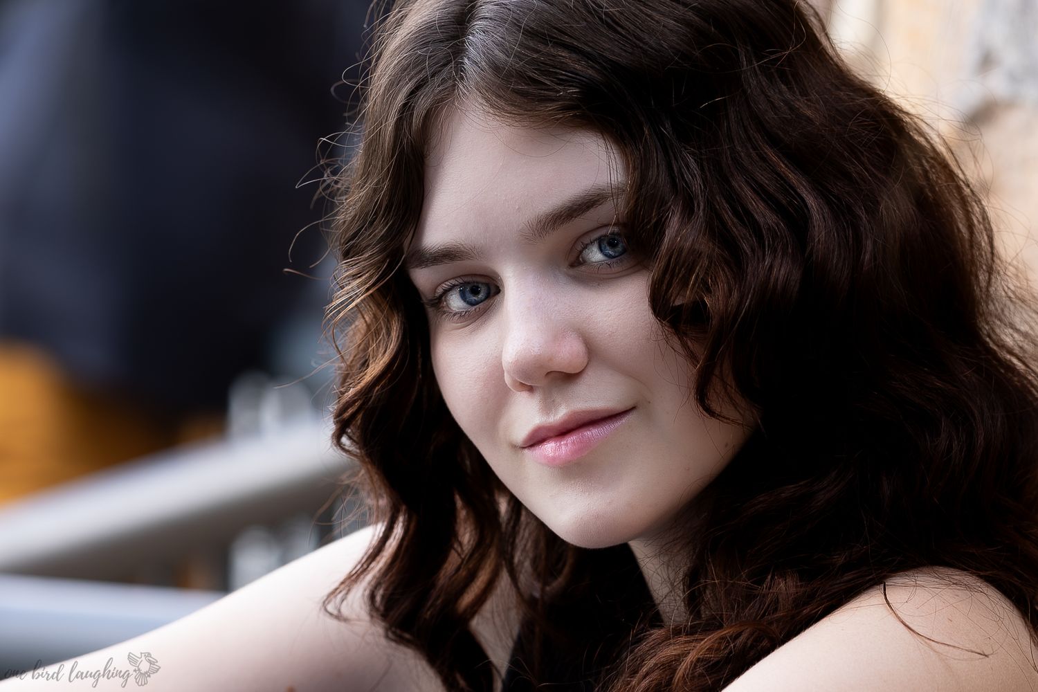 Female street and fashion headshot photo shoot taken at Brisbane Queensland by One Bird Laughing portrait photography