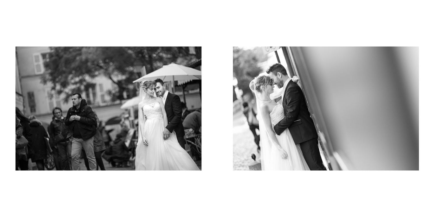 Elegant wedding reception with guests dancing in a beautifully lit venue.