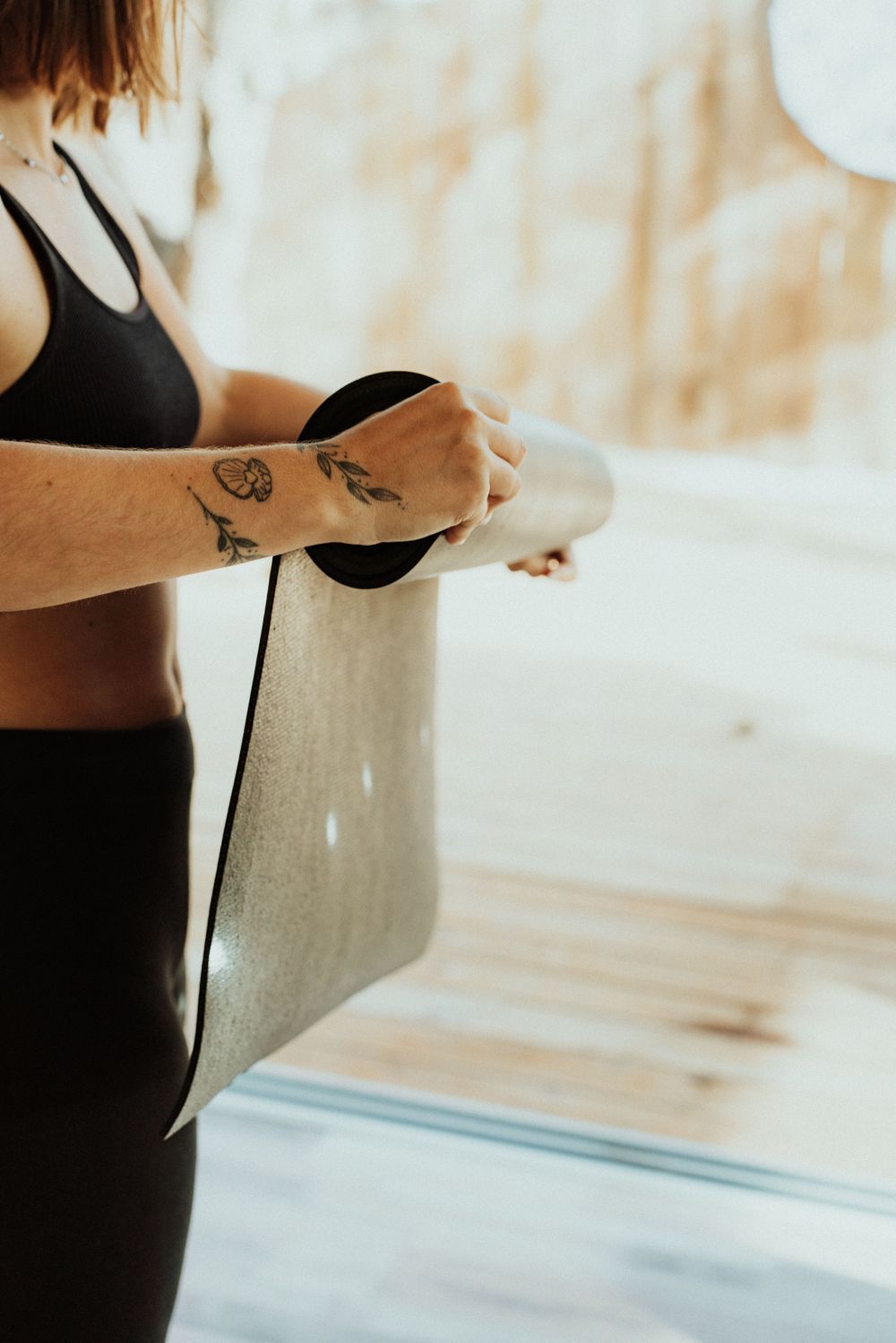 Tapis de yoga et photo aesthic à Frontignan par Lise Studio Lisette