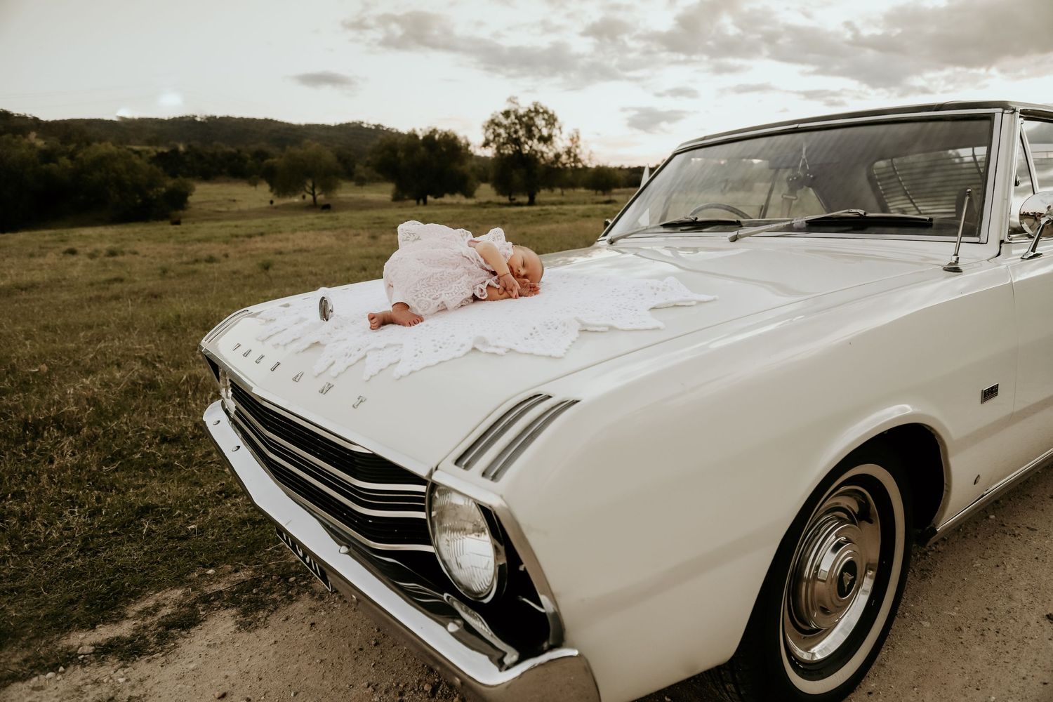Just because your a girl, doesn't mean you can't like cars. This doll enjoying a nap during her newborn session.