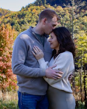 couple photoshoot engagement Asheville
