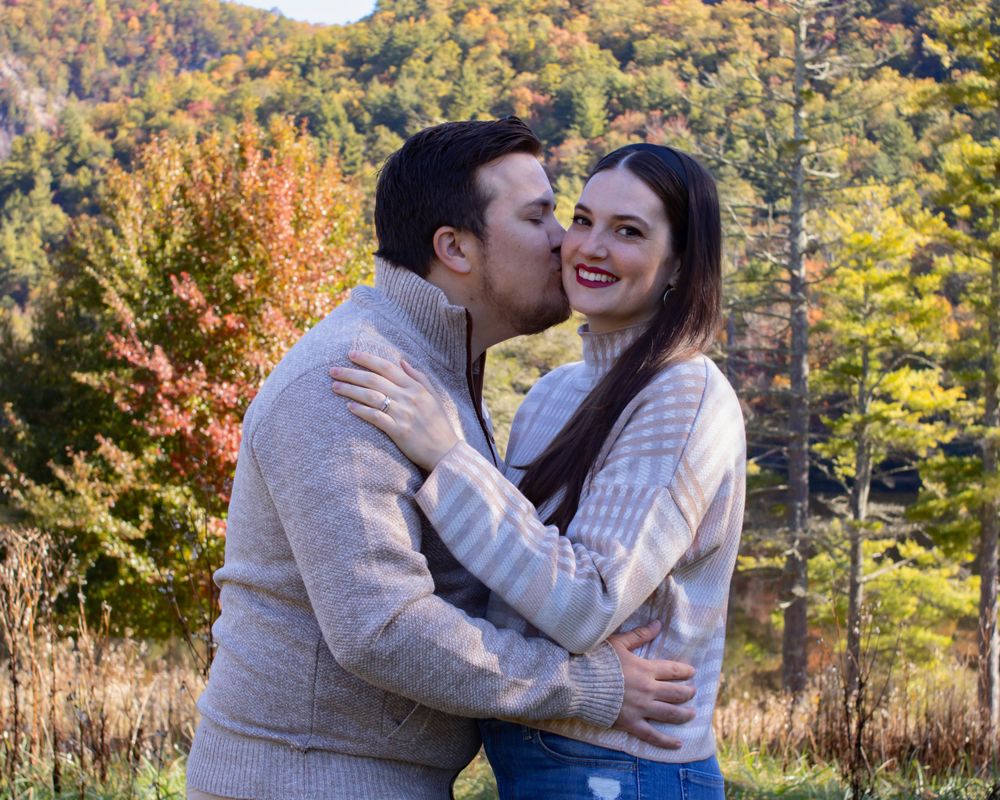 couple photoshoot engagement Asheville