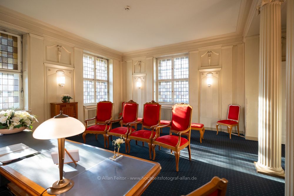 Hochzeit im Trauzimmer des Standesamts Tempelhof-Schöneberg