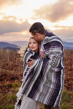 Asheville, North Carolina mountain elopement at Black Balsam Knob