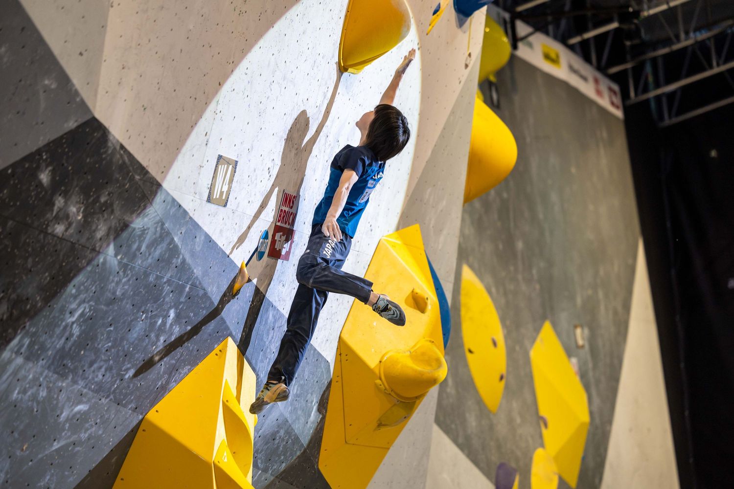 Sport climbing competition - photo by Jan Virt, Official World Climbing photographer