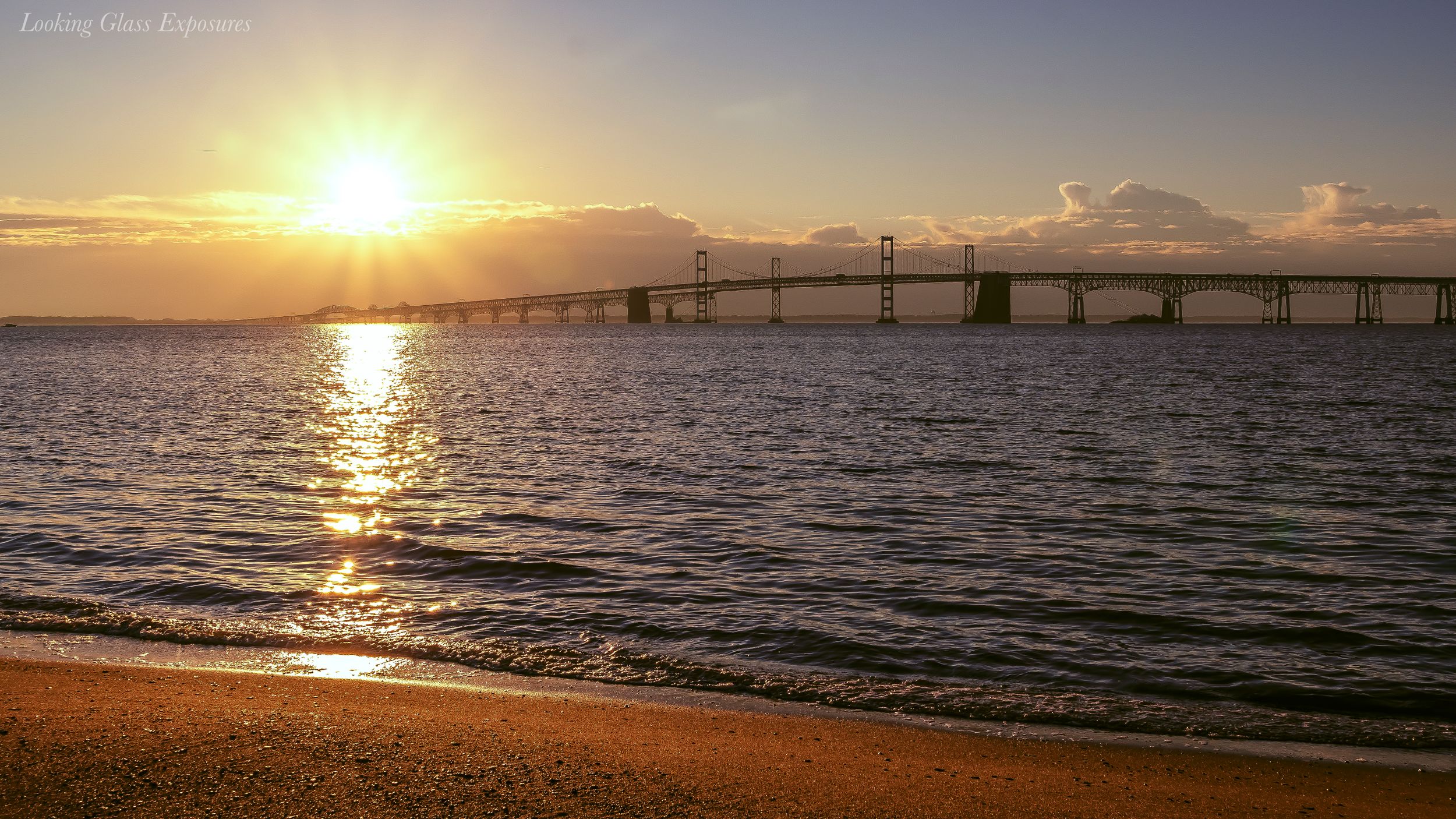 Mornings Gatekeeping, is how I like to envision the Maryland Bay Bridge. This is one of my personal favorites.