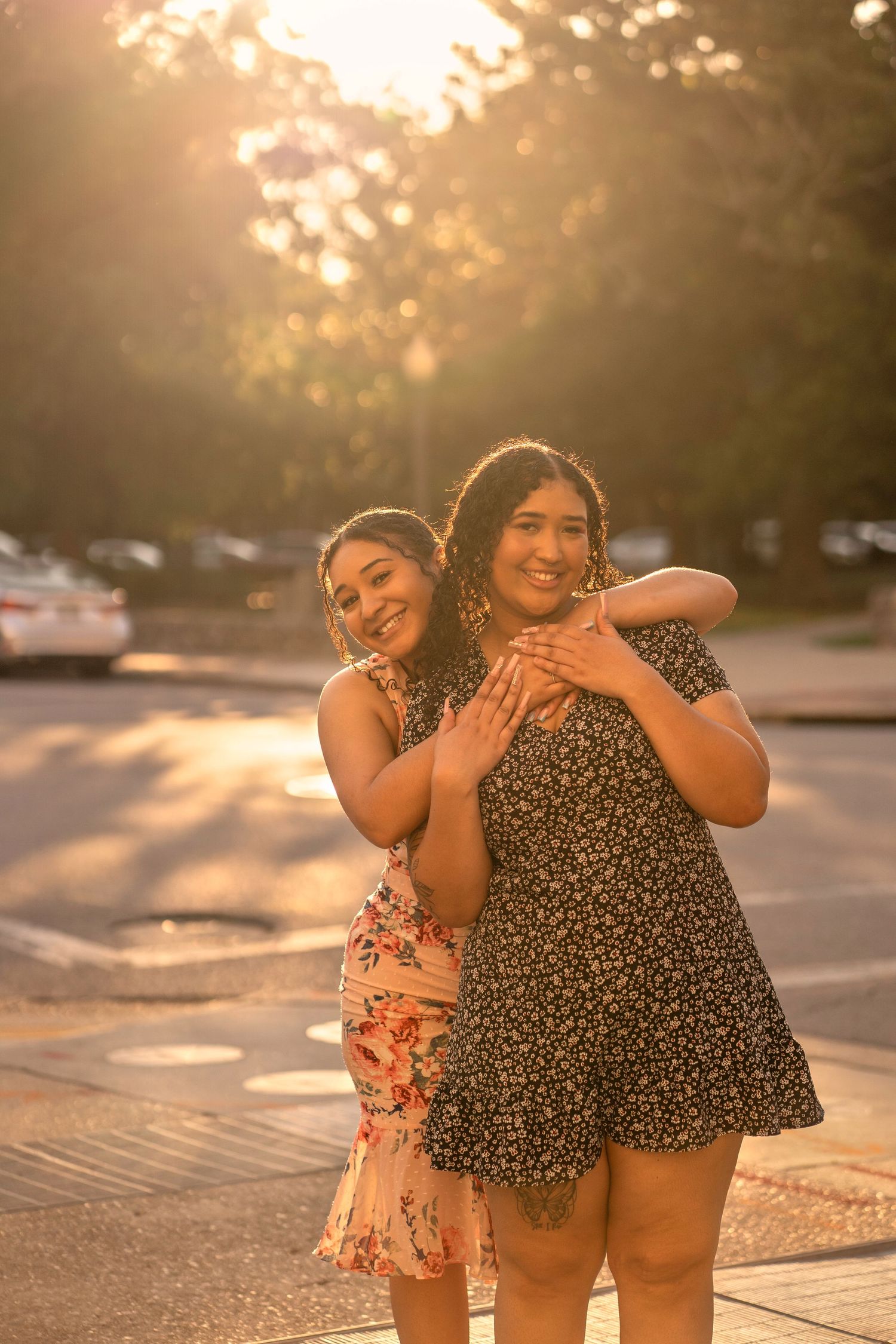 Sibling family photos at Downtown Pensacola FL