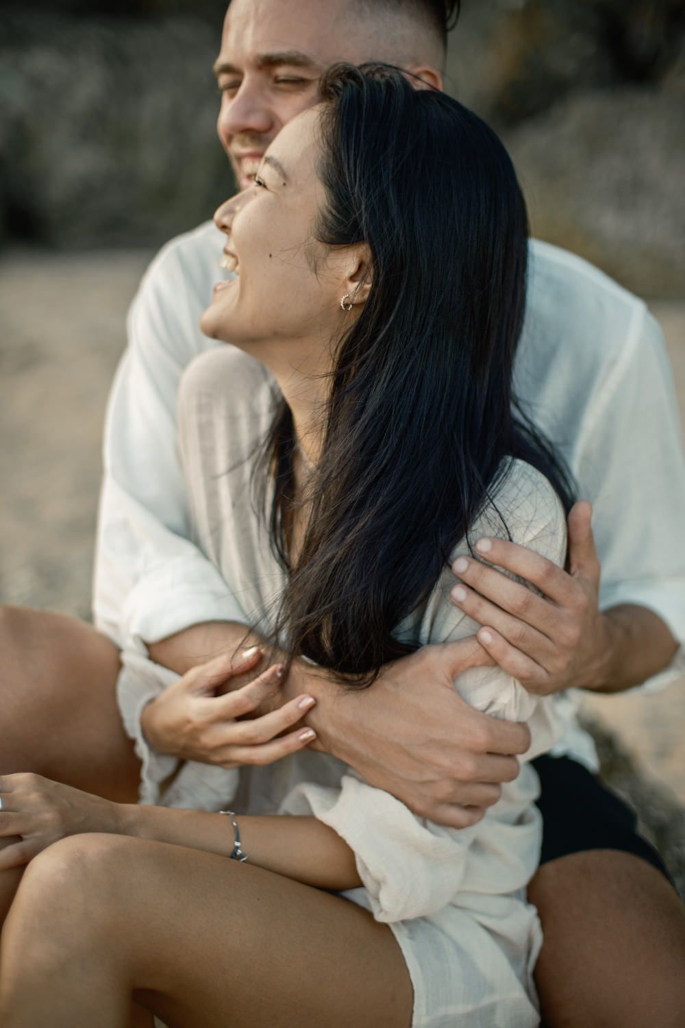 bali engagement photo