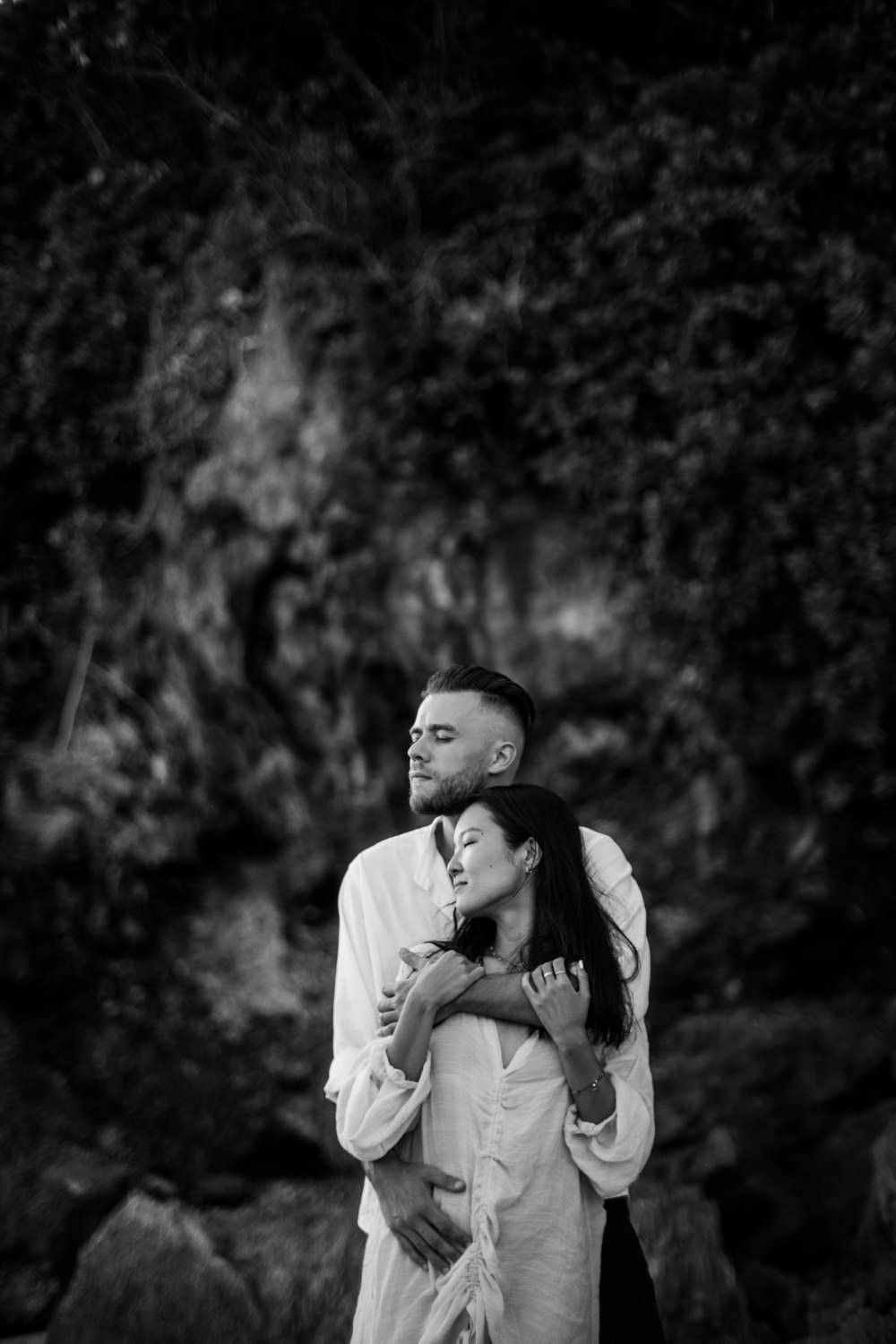 bali engagement photo