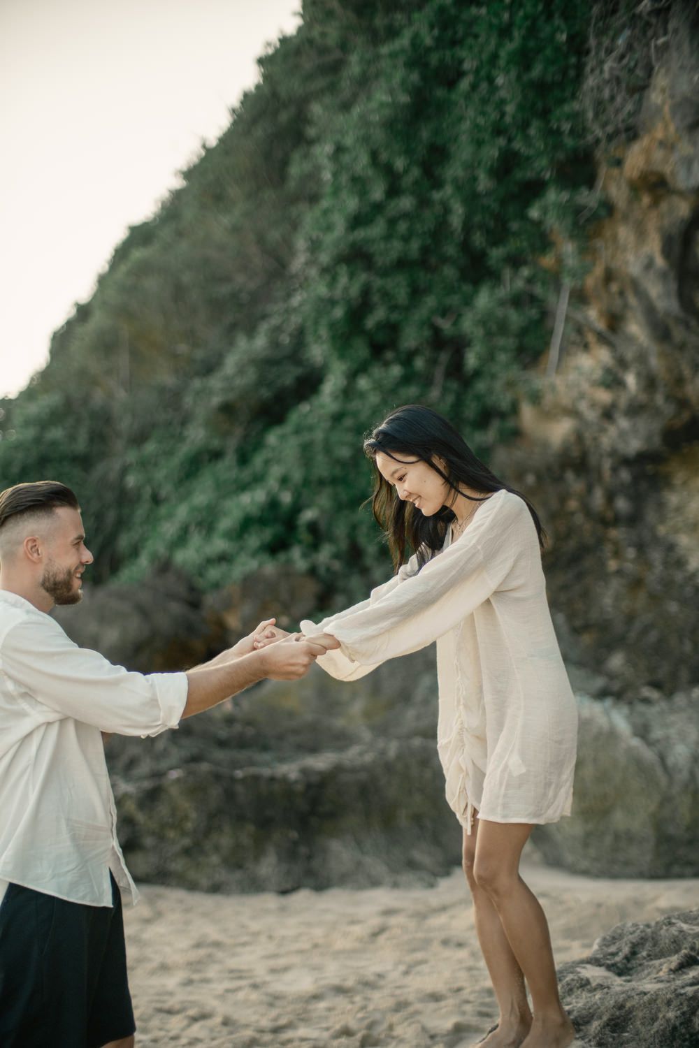 bali engagement photo