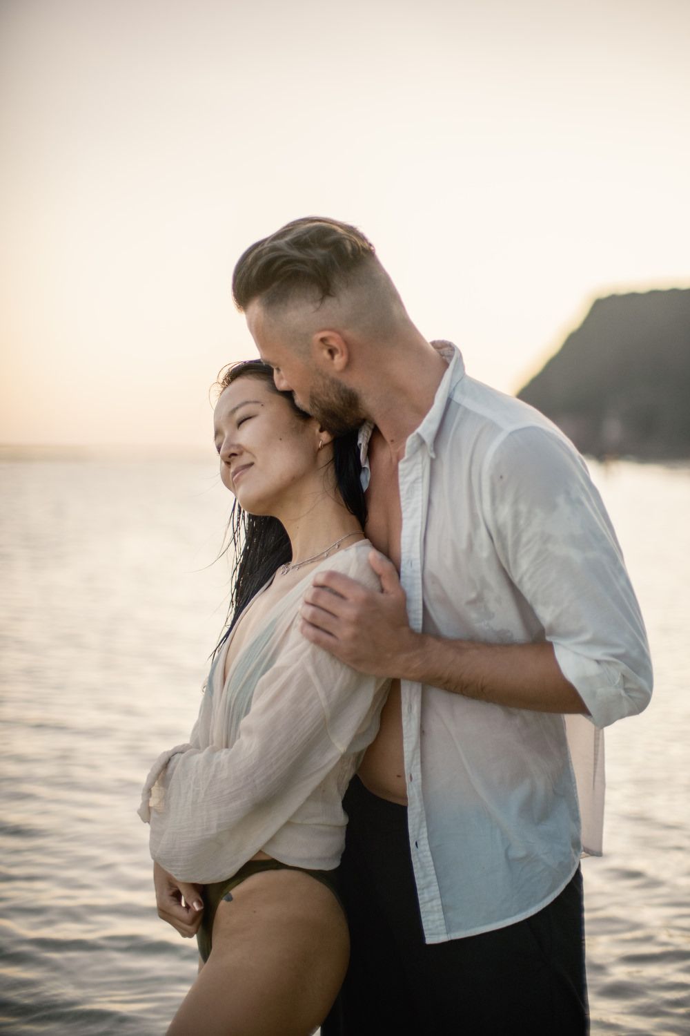bali engagement photo