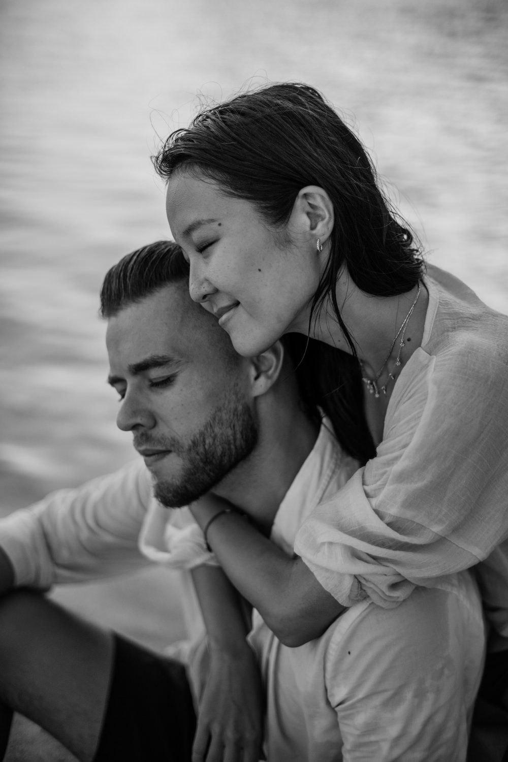 bali engagement photo