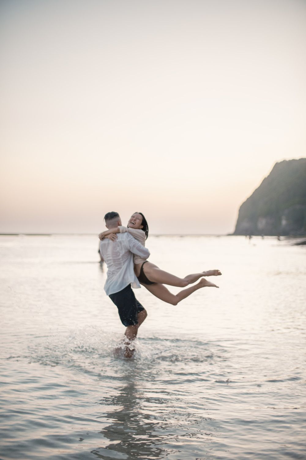 bali engagement photo