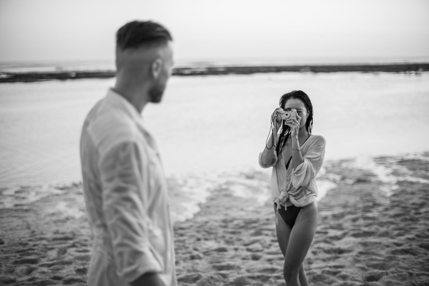 bali engagement photo