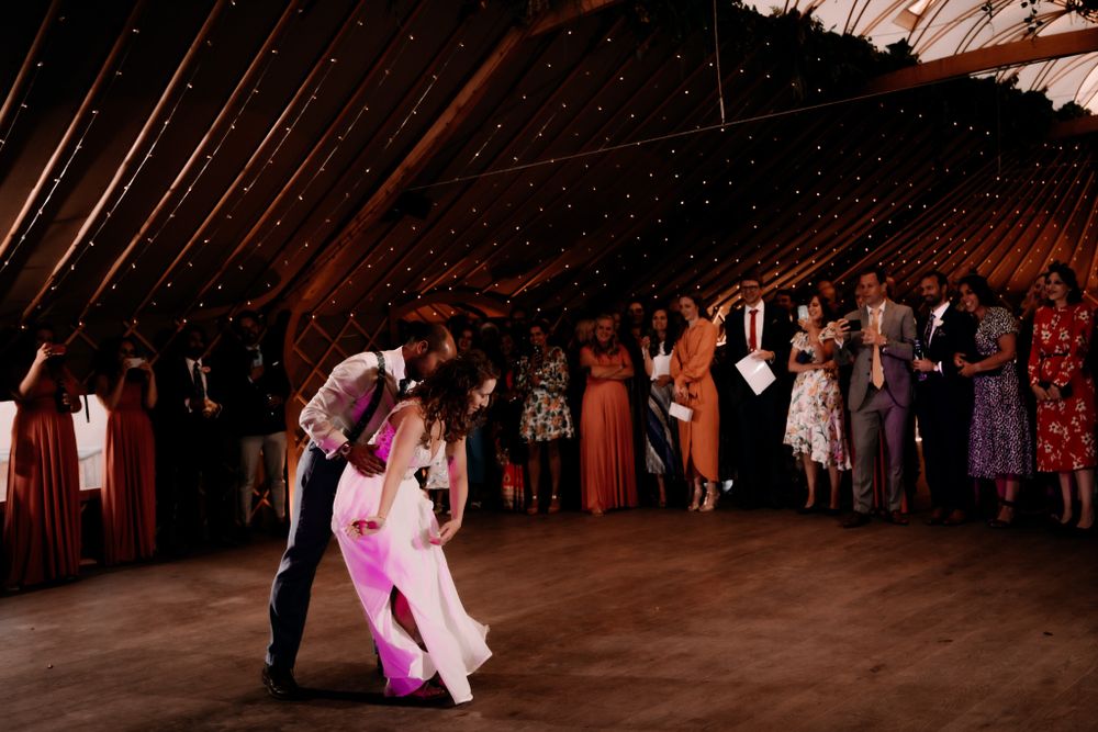 wedding photography the first dance by Rose and Rainbow Photography