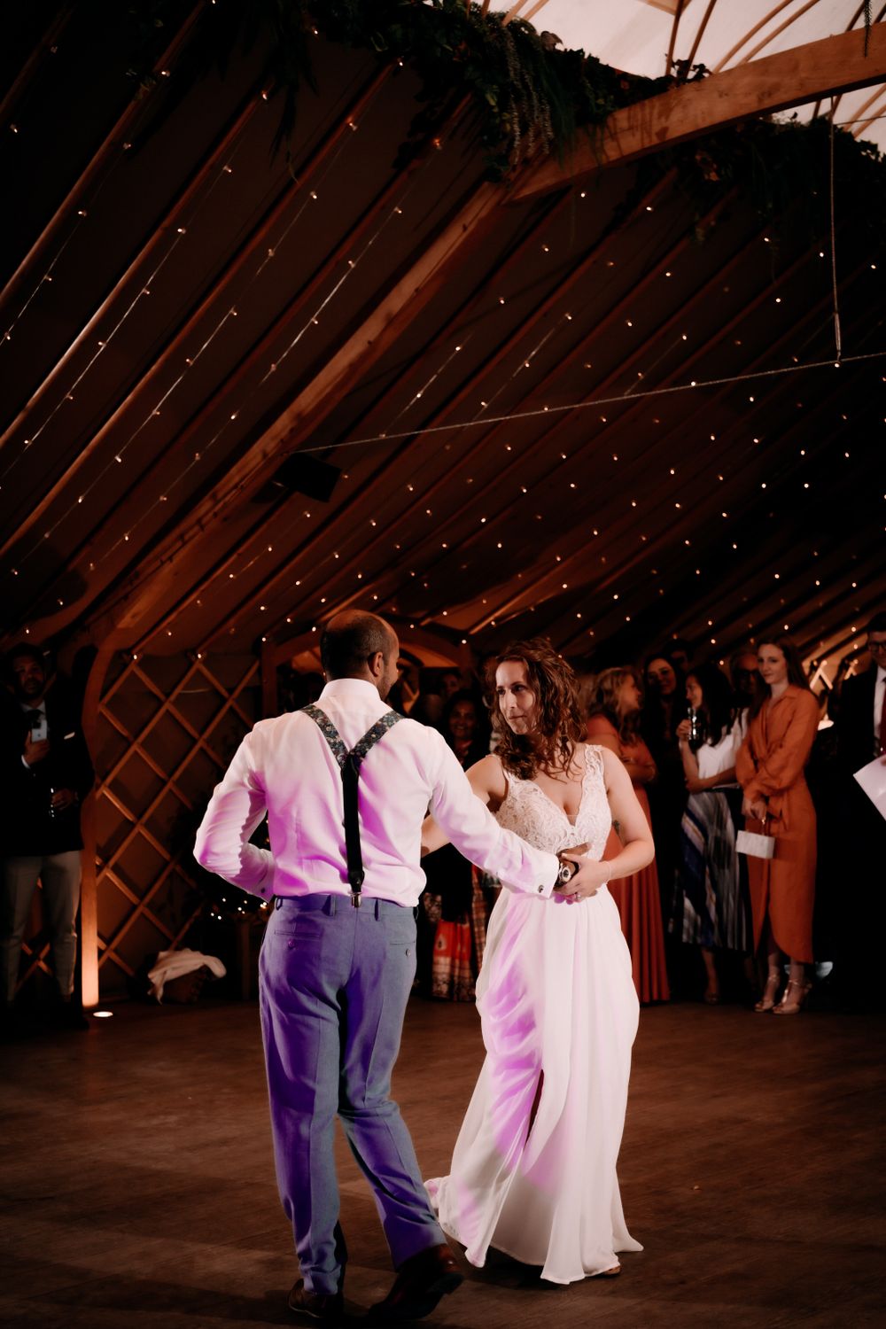 wedding photography the first dance by Rose and Rainbow Photography