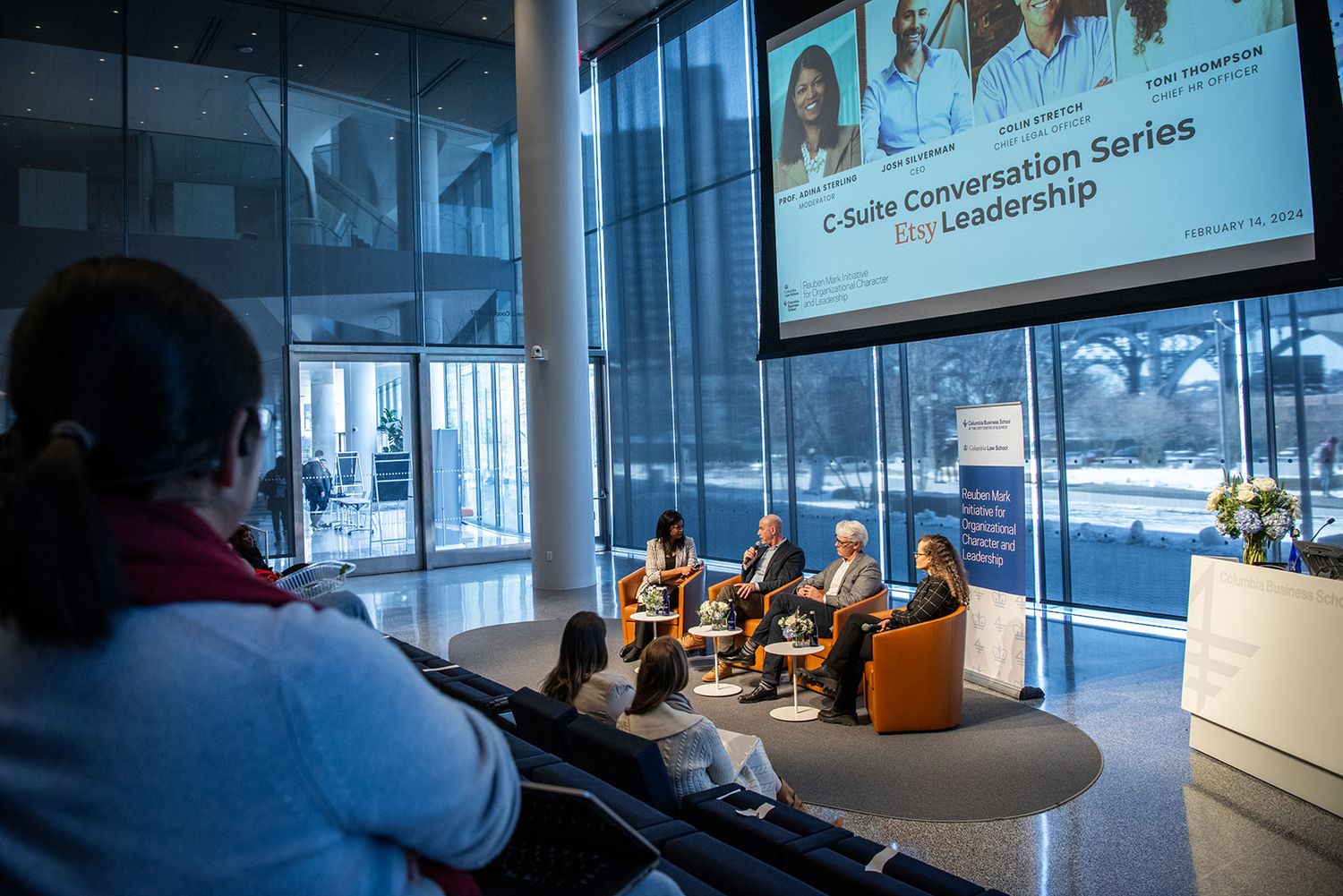 Etsy leadership panel at Columbia university business school HIGHER EDUCATION PHOTOGRAPHER, UNIVERSITY PHOTOGRAPHER