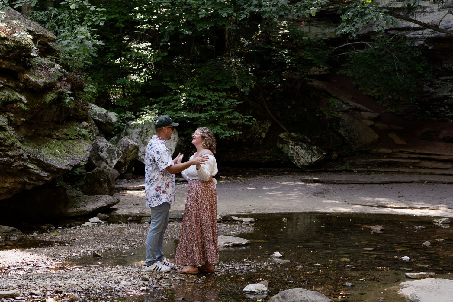 buffalo river engagement session lost valley Ponca Arkansas