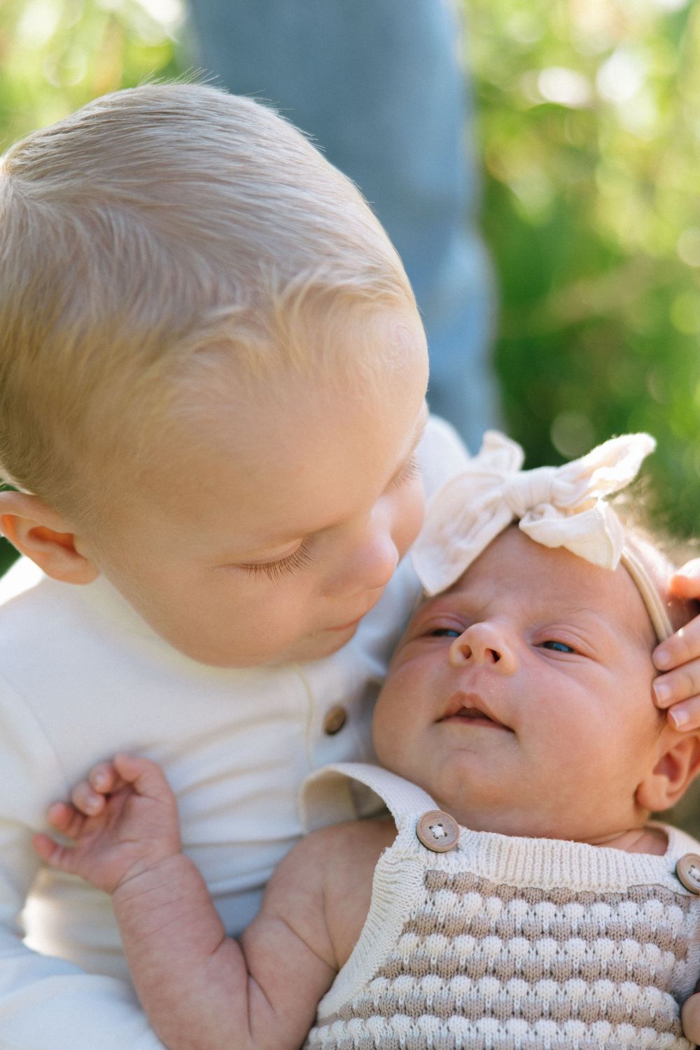 Summer family newborn photoshoot