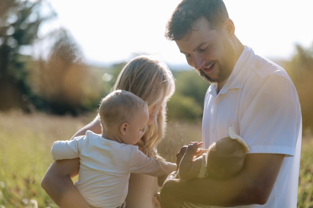 Summer family wildflower photoshoot