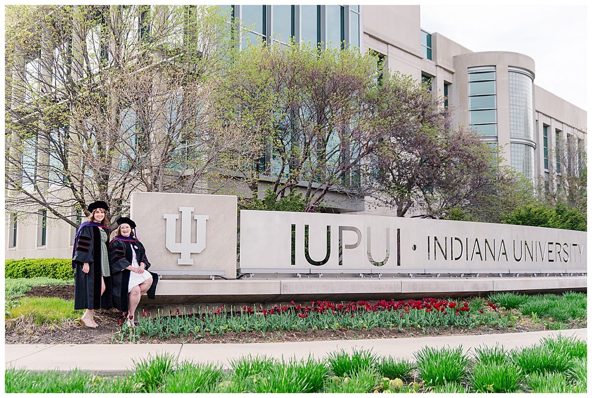 Indiana University downtown Indianapolis Graduation Portraits