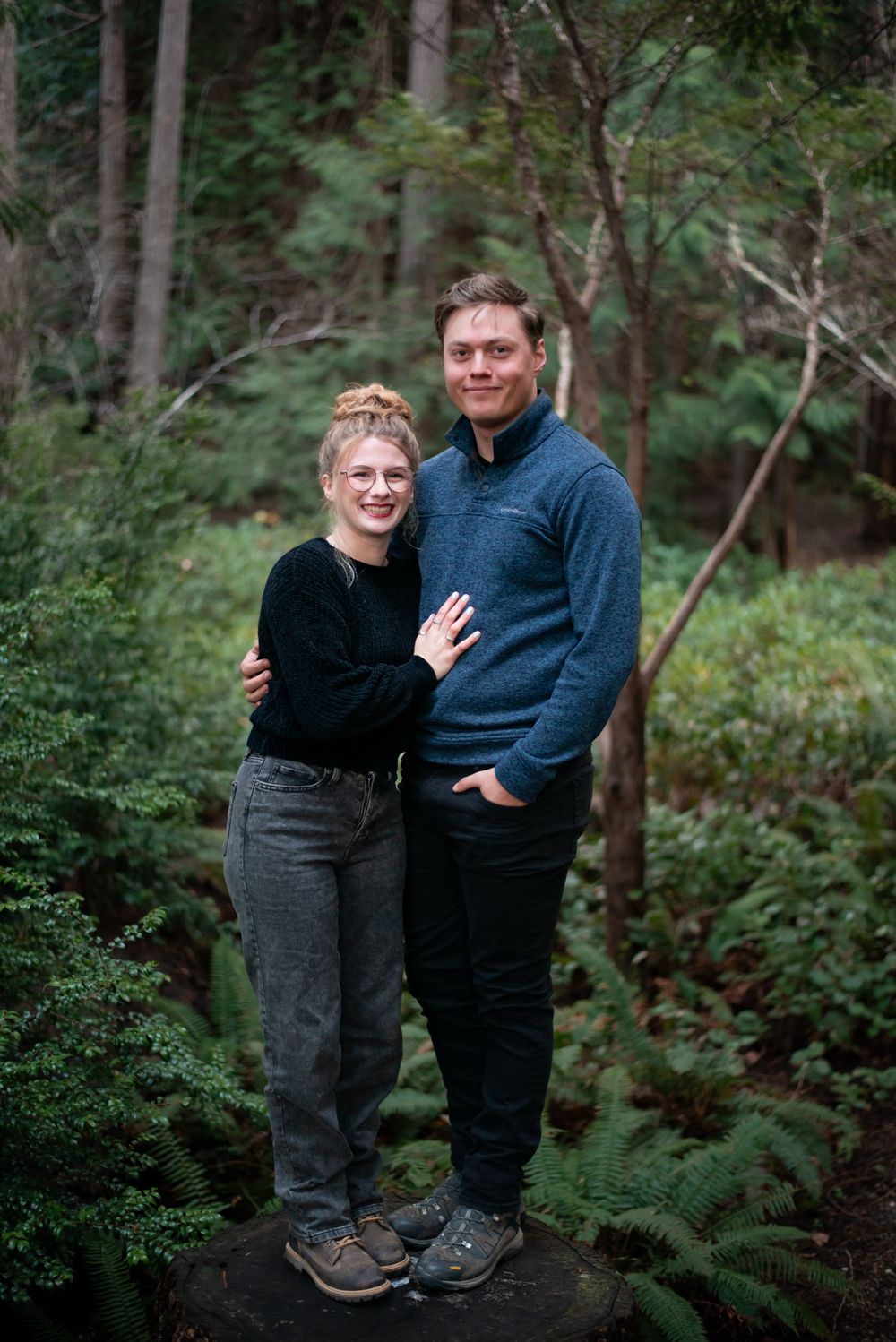 Engagement Session at Seabeck Scenic Beach State Park by Leah Thompson, Kitsap Wedding Photographer.