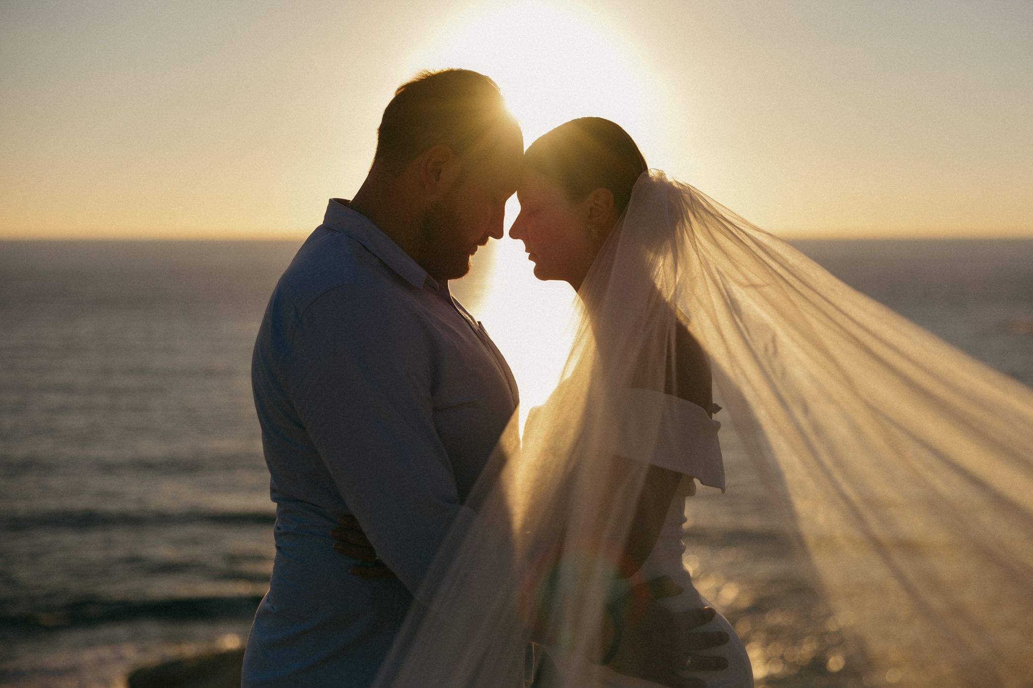 Bride and Groom portraits by a professional family, christening and wedding photographer based in Paphos and Limassol with a timeless style.