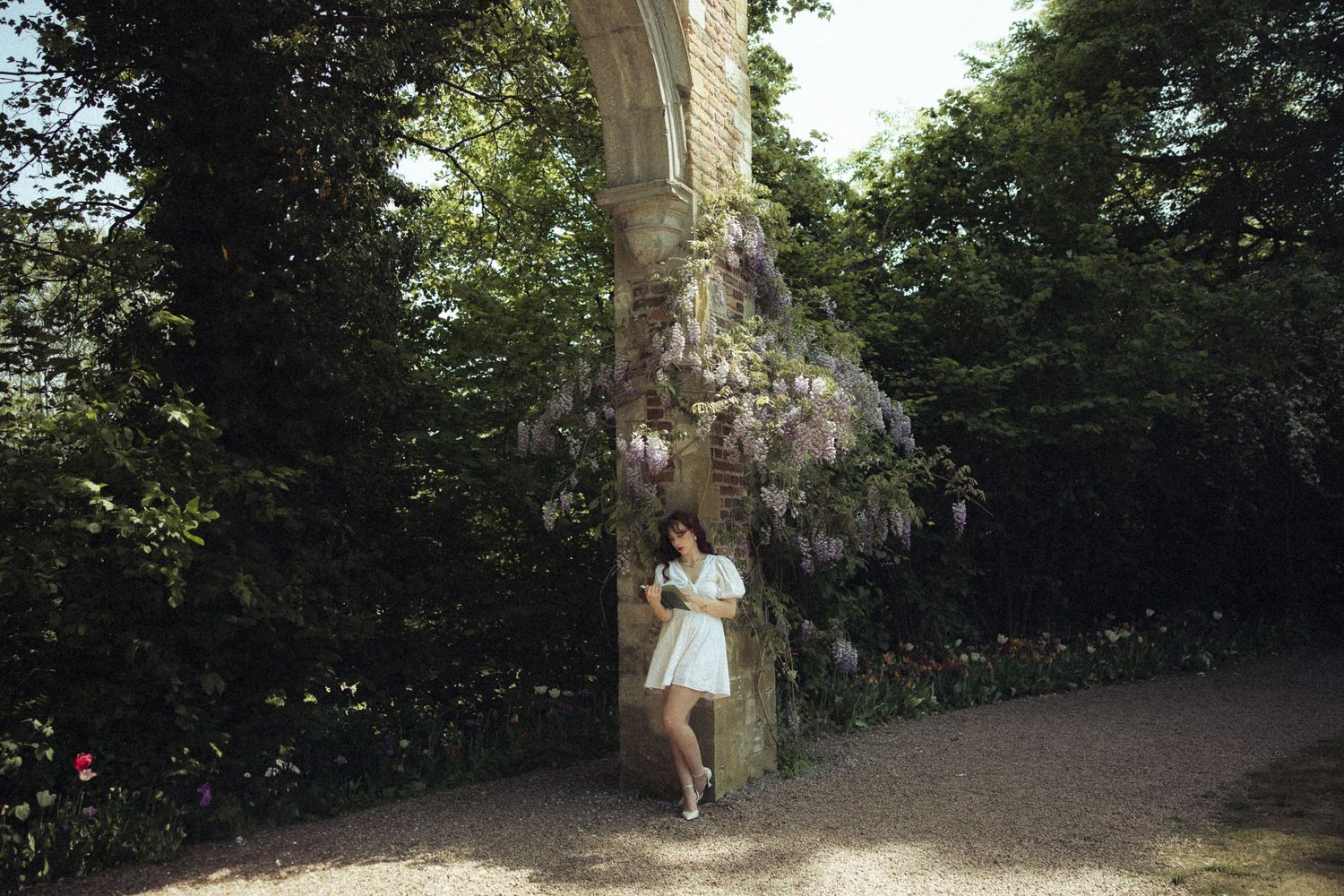 Coralie of the Valley portrait photographer , Emma at the Chateau du Grand Bigard