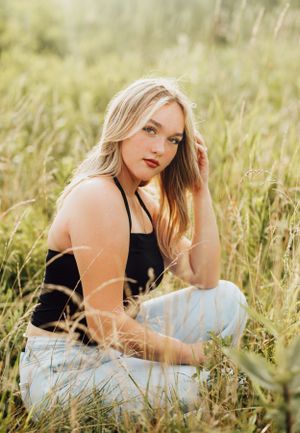 Wildflower senior session.
