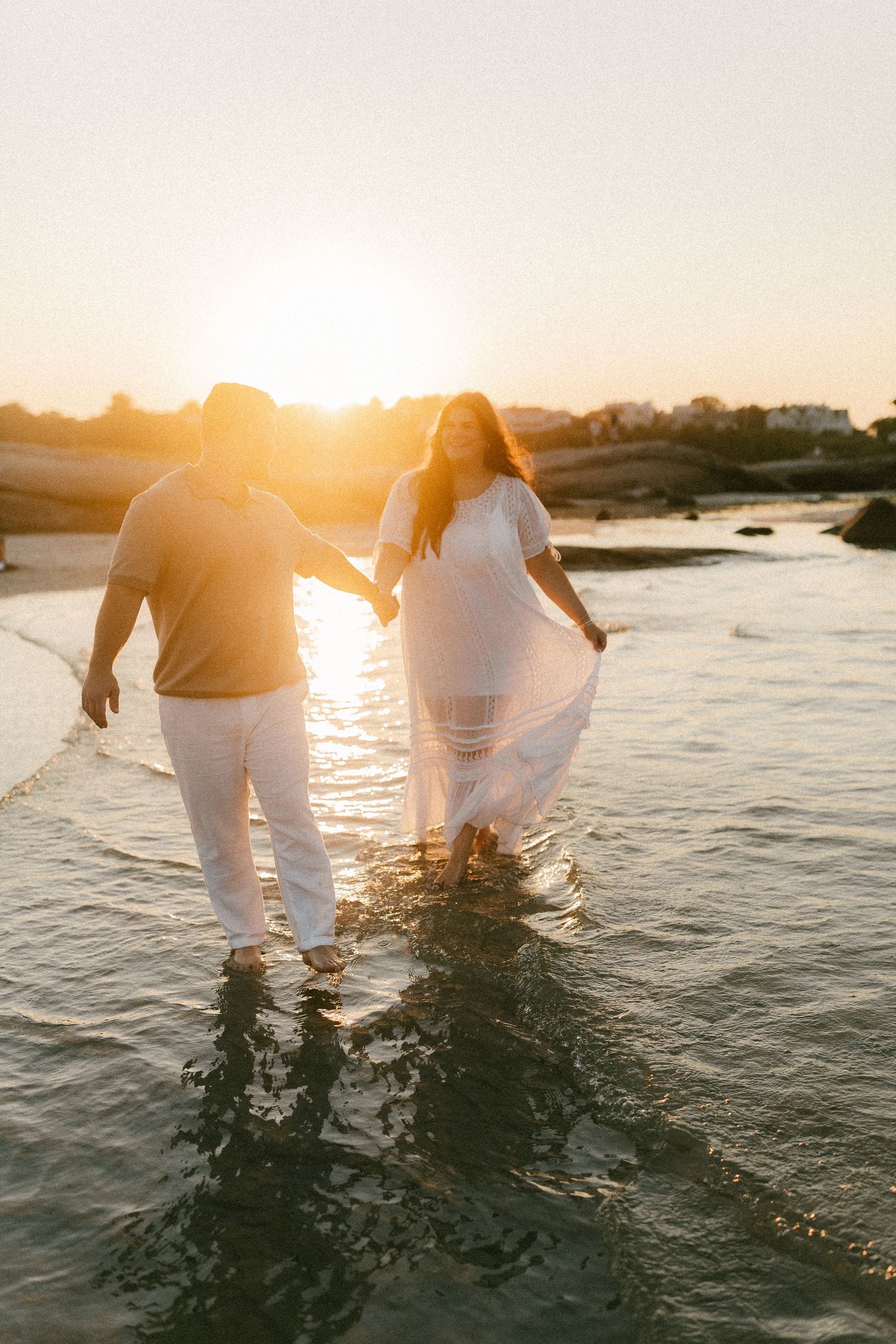 Sunset engagement session