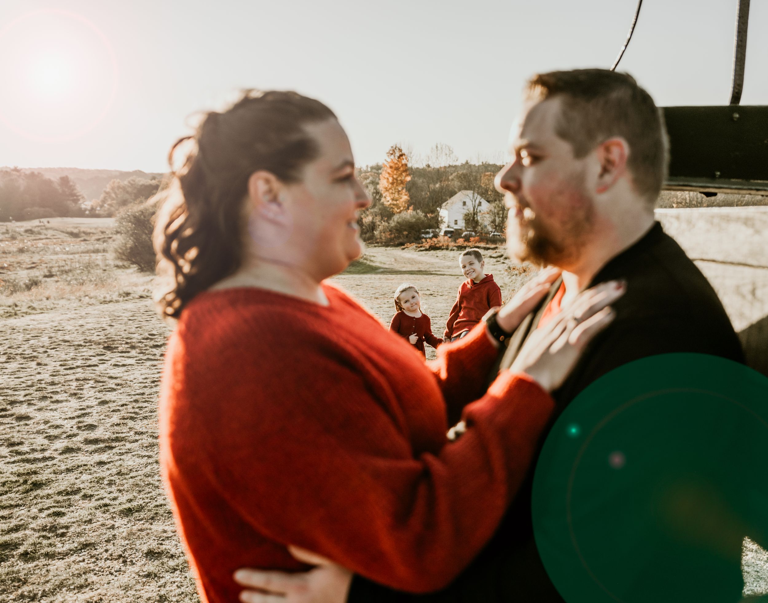 Engagement session, Wagon Hill Farm in Durham NH