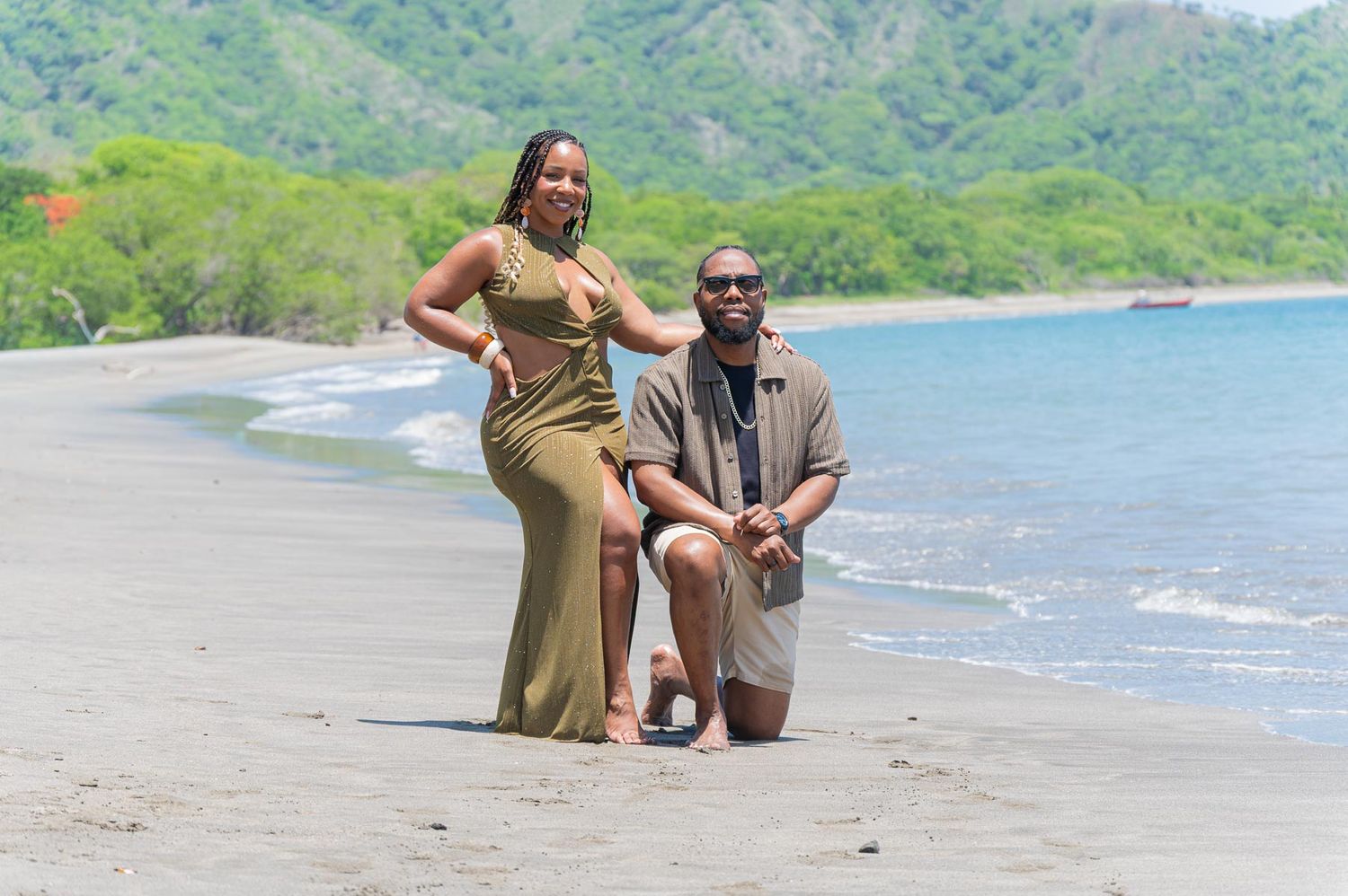Proposal photography with tropical scenery in Papagayo Costa Rica