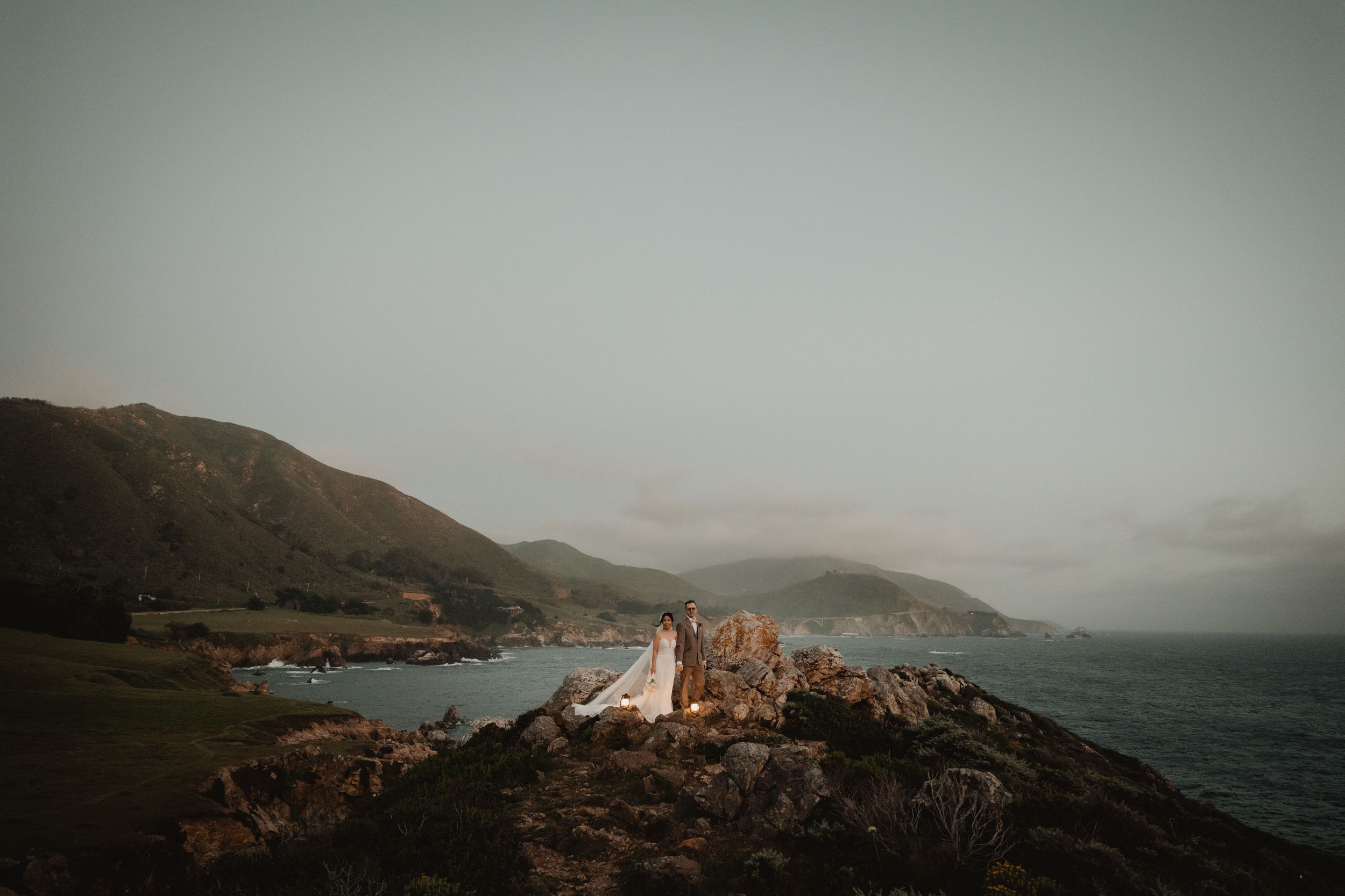 Rocky Point Big Sur Elopement photos