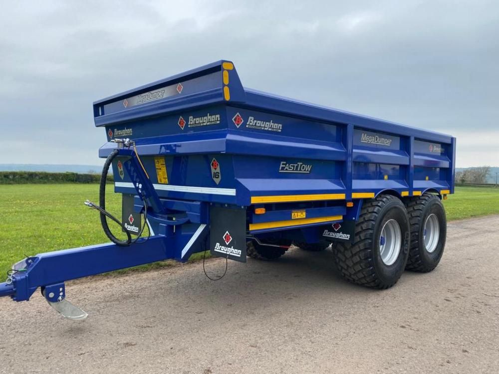 Broughan agricultural trailers for farming and contracting applications