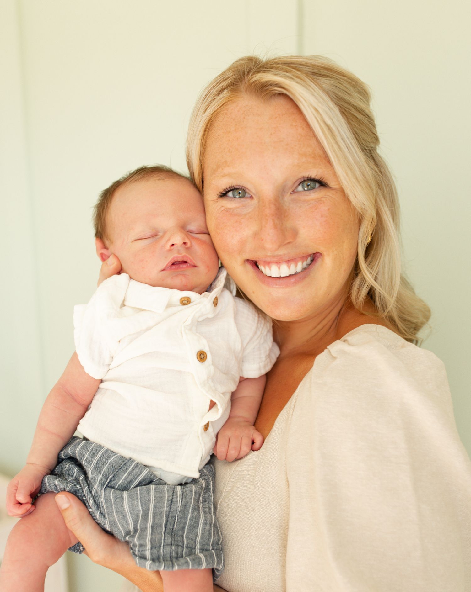 Wentzville newborn photography in home