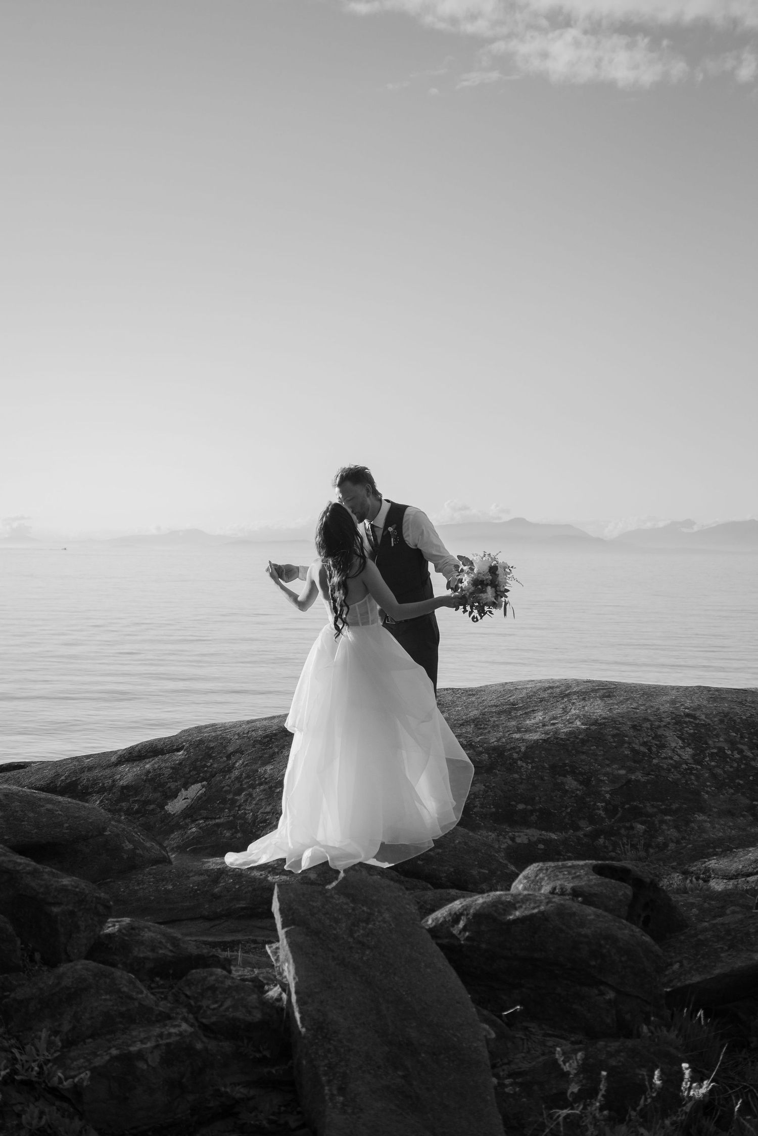Vancouver Island Elopement Photographer. Wedding. Comox Valley, Hornby, Saltspring, Film.