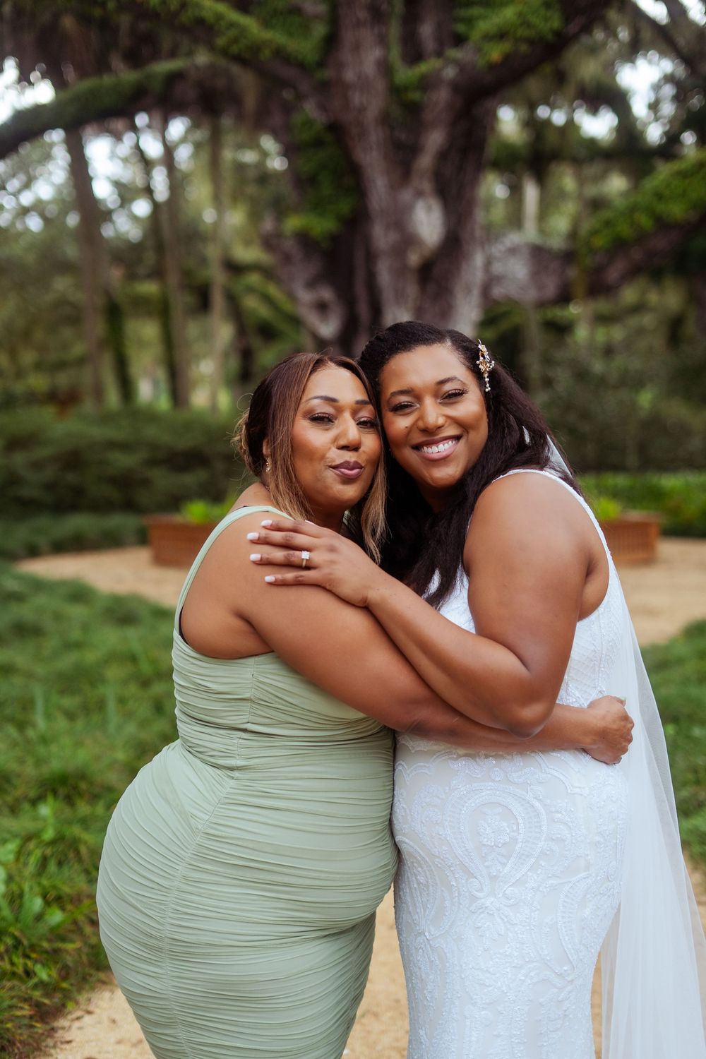 Washington Oaks Gardens State Park Wedding portraits in Palm Coast, Florida. Family portrait photography.