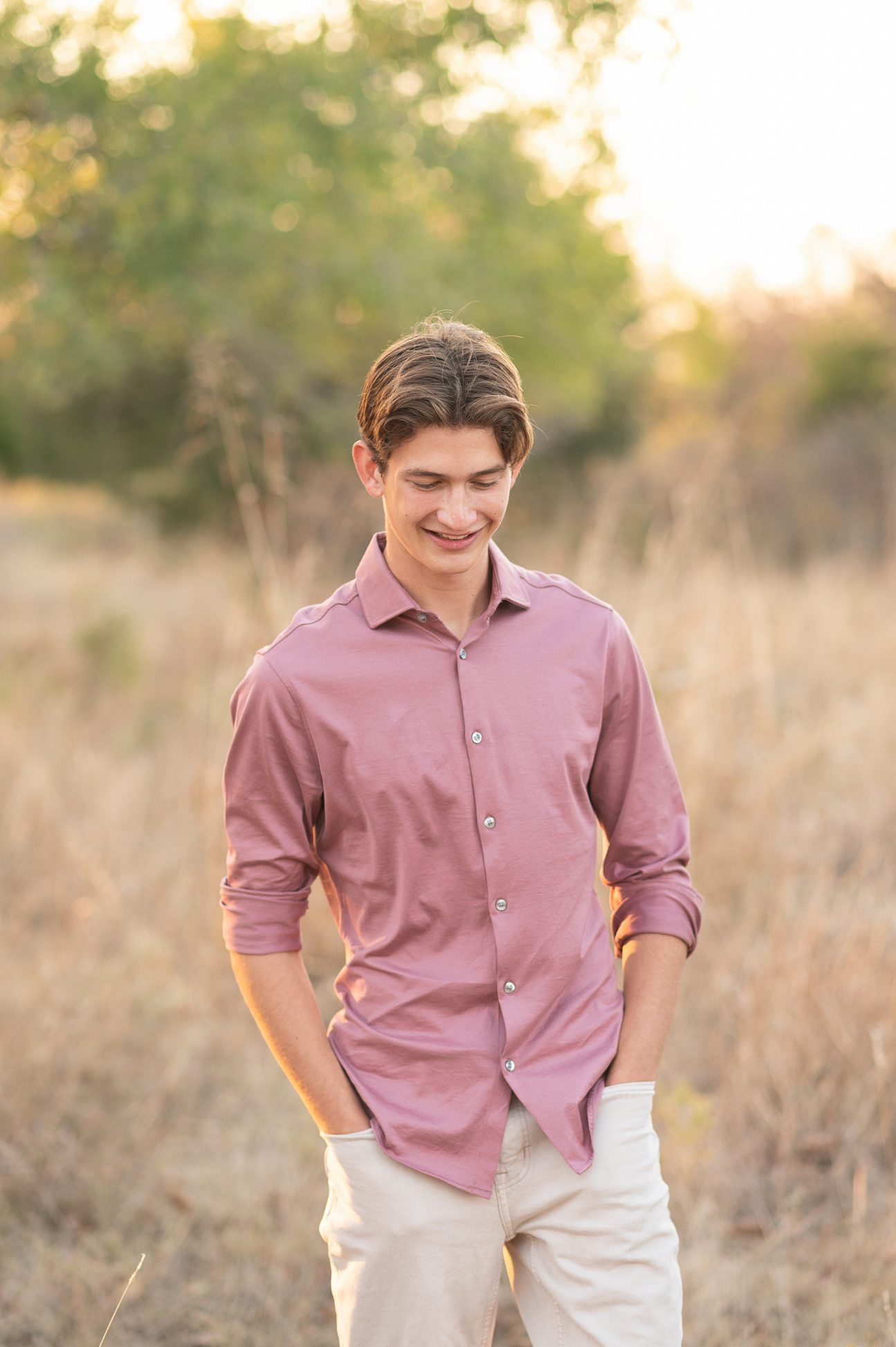 Bartlesville High Senior Guy Session in Downtown Bartlesville, BHS Track and Grassy Field by Bartlesville Senior Photogr