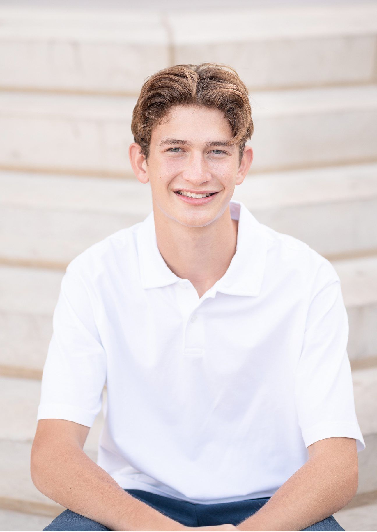 Bartlesville High Senior Guy Session in Downtown Bartlesville, BHS Track and Grassy Field by Bartlesville Senior Photogr